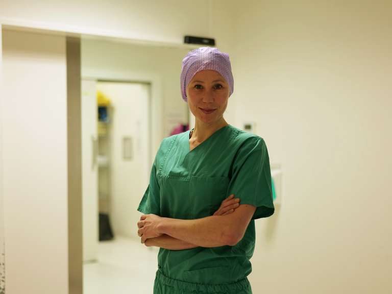 Dr. Marieke Hülskötter, Funktionsoberärztin in der Klinik für Herzchirurgie im Albertinen Herz- und Gefäßzentrum am Albertinen Krankenhaus