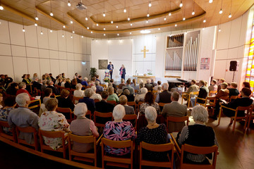 Festgottesdienst zum Albertinen-Jahresfest 2026 mit zahlreichen Gästen in der Kirche am Albertinen Krankenhaus Hamburg-Schnelsen.